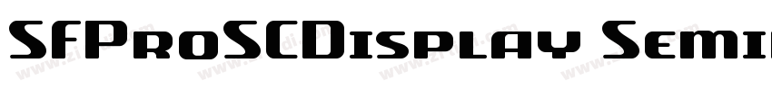 SFProSCDisplay Semib字体转换